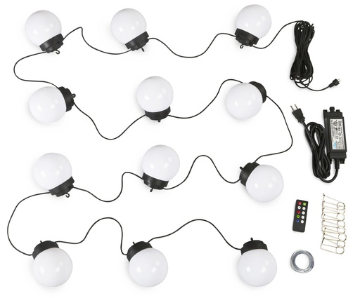 [HL-08129] Light String with 12 Globes, Changing Color